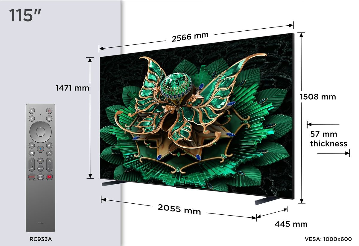 TCL 115C79K QD Mini-LED (2025) - Mini-LED TV