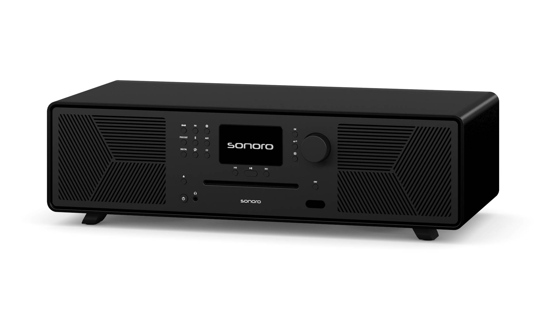 Sonoro MEISTERSTUCK GEN2 Mat zwart - Radio