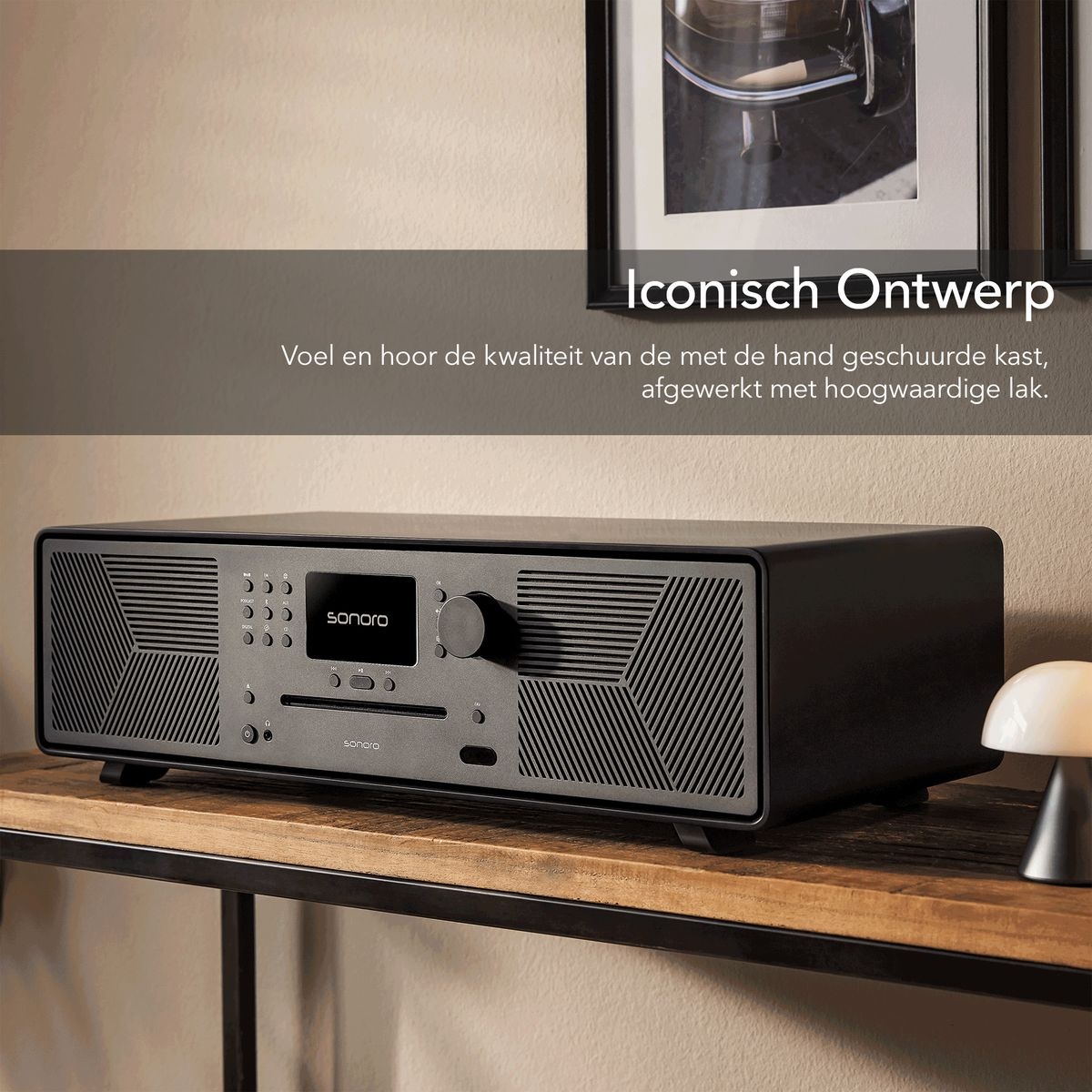 Sonoro MEISTERSTUCK GEN2 Mat zwart - Radio