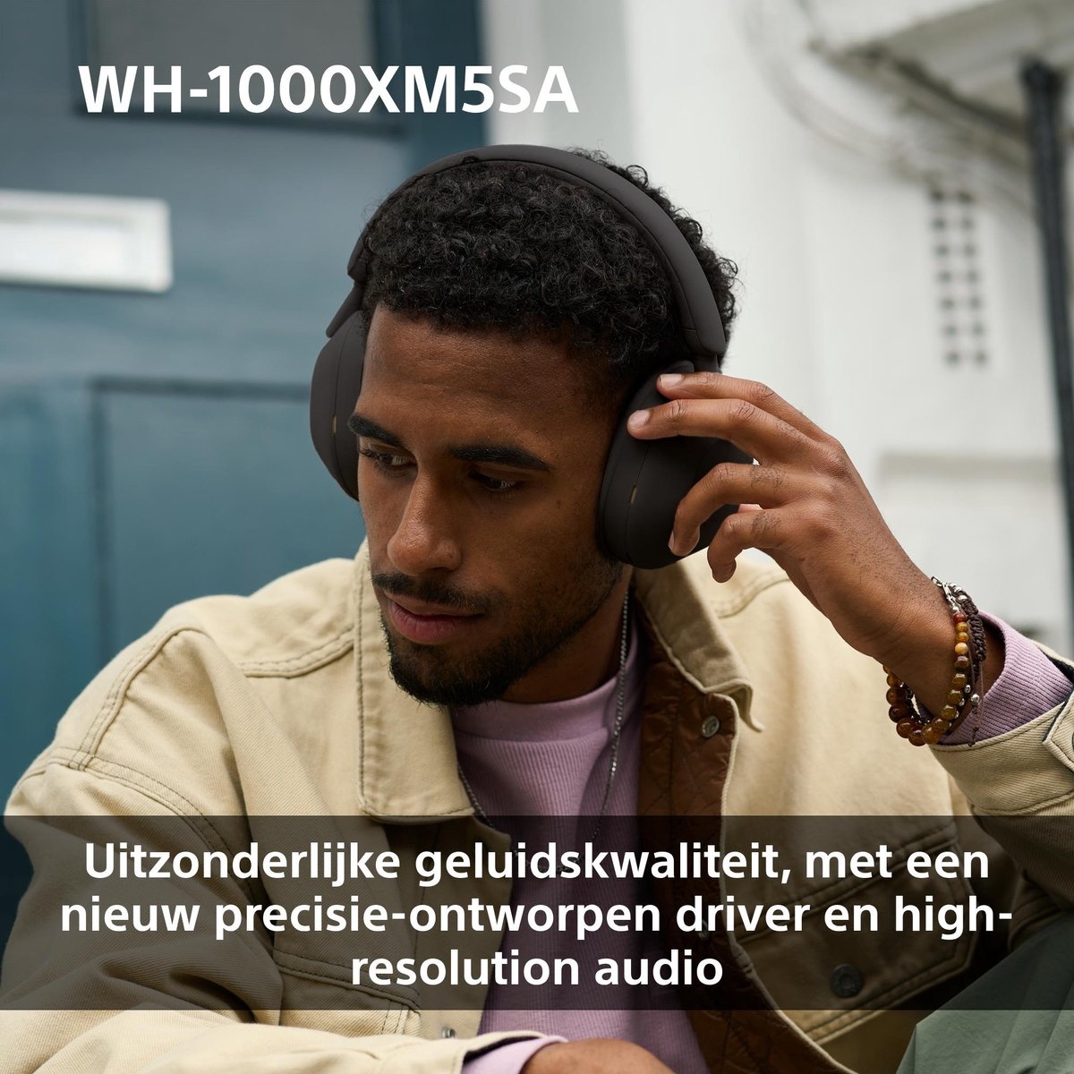 Sony WH-1000XM5SA Zwart incl. SoftCase - Draadloze koptelefoon