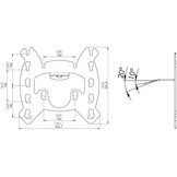 Vogel's PFI 3035 Display interface voor Connect-it systeem