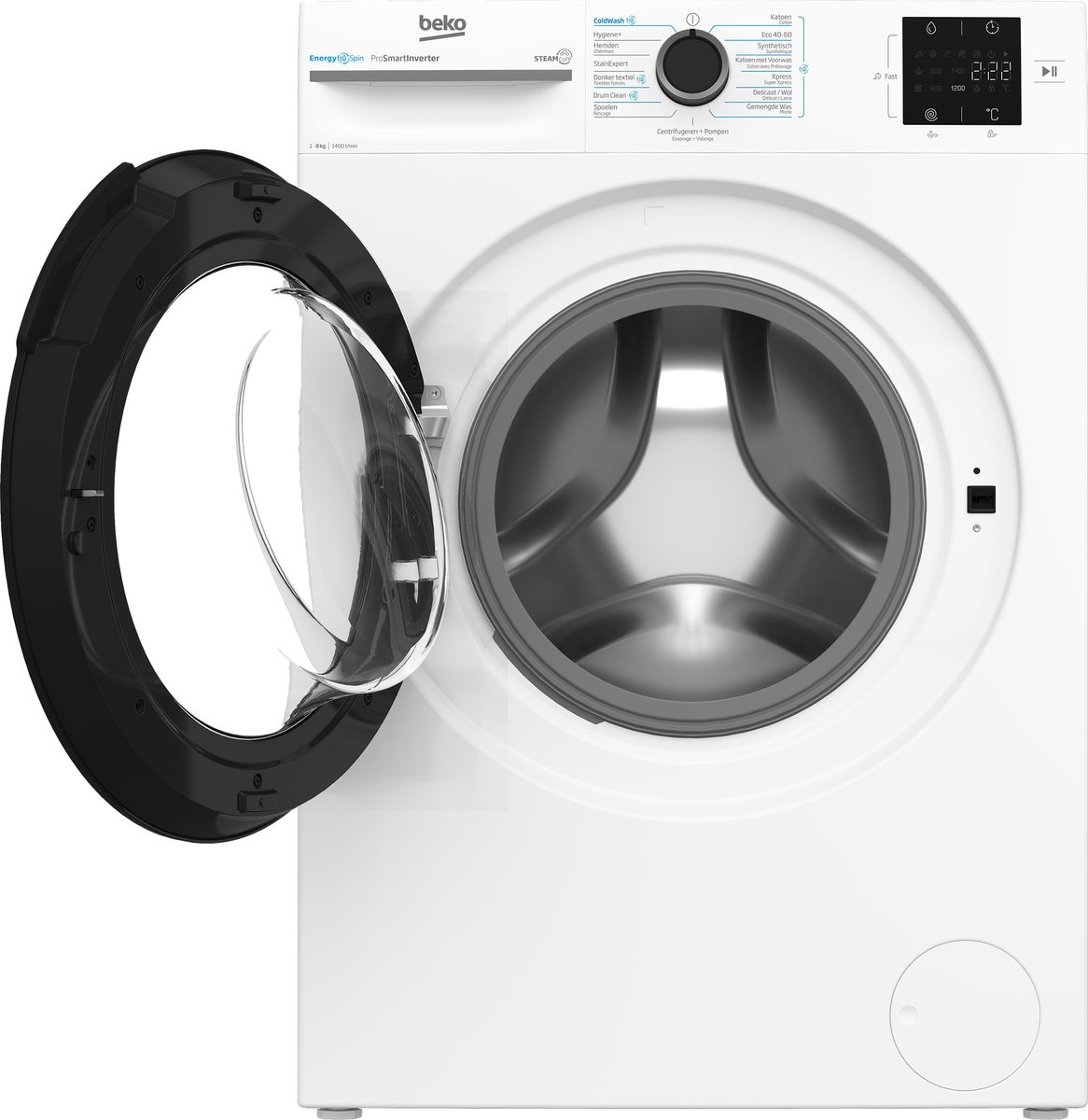 Beko BM3WFT3941B EnergySpin - Wasmachine