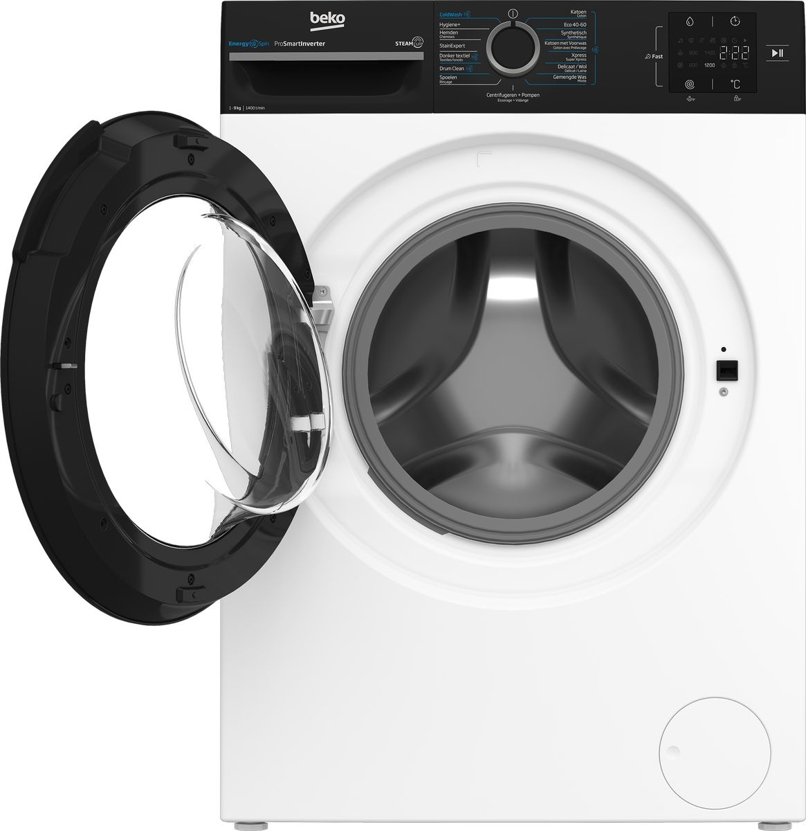 Beko BM3WFT3941B EnergySpin - Wasmachine