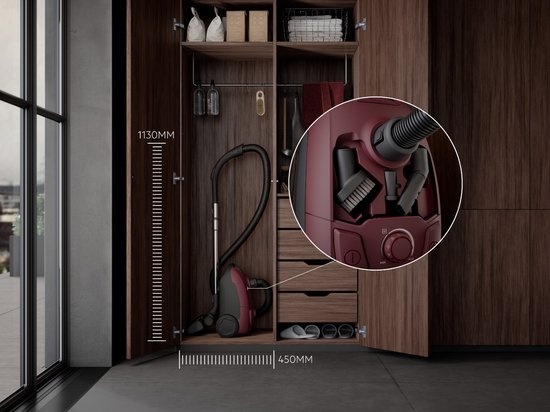 AEG 5000 Clean AB51C2DR Parket - Stofzuiger met zak