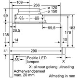 Bosch DFM064W54 - Vlakscherm afzuigkap