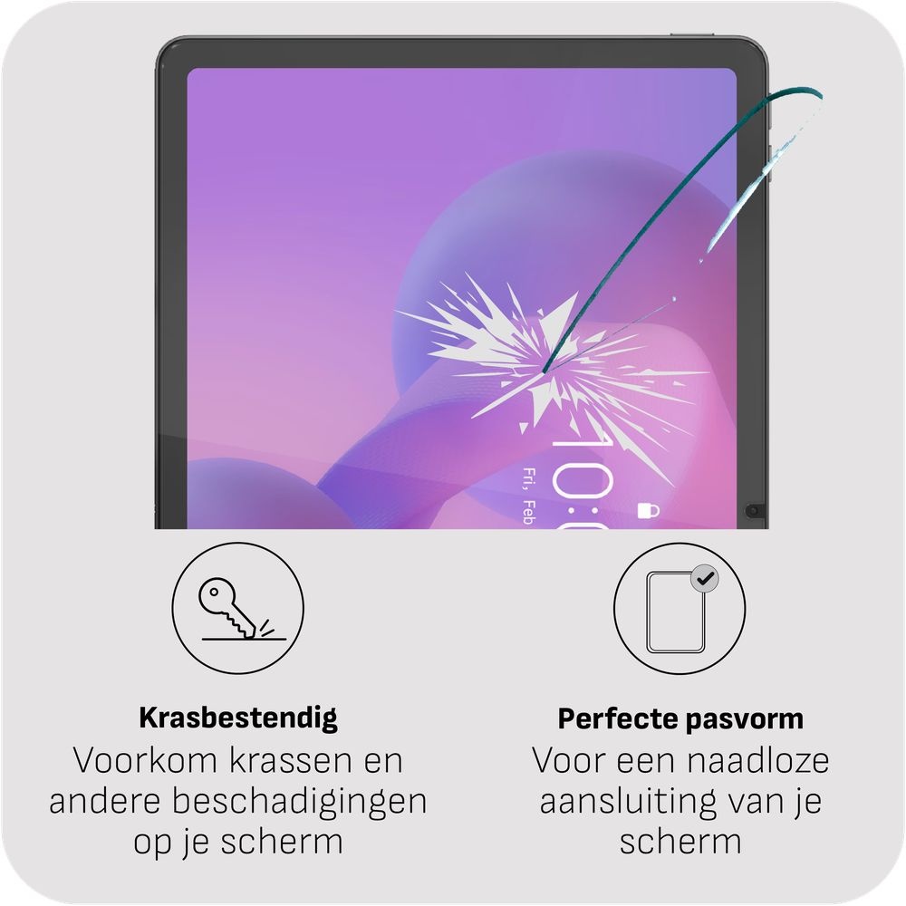 Just in Case Lenovo Idea Tab Tempered Glass - Screenprotector