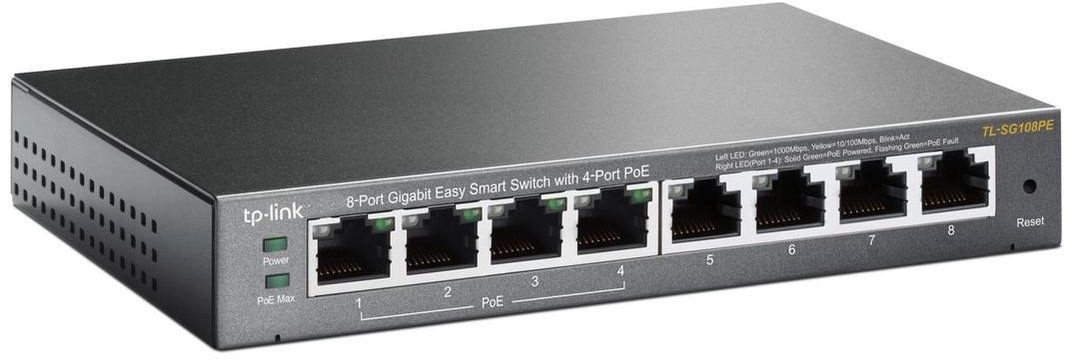 TP-Link TL-SG108PE - Netwerk switch