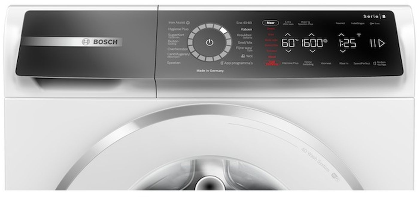 Bosch WGB25409NL Serie 8 - Wasmachine