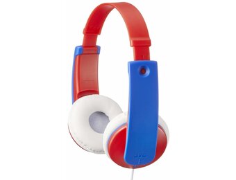 JVC HA-KD7-RNE Blauw/Rood - Kinder koptelefoon