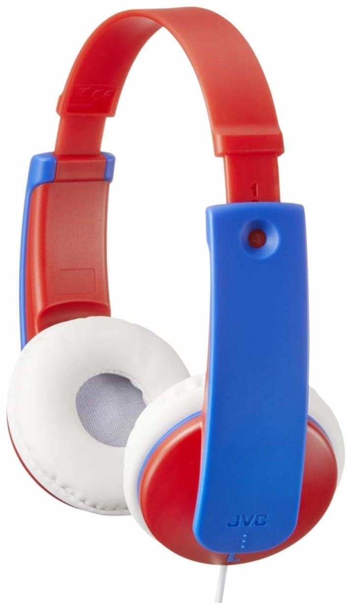 JVC HA-KD7-RNE Blauw/Rood - Kinder koptelefoon