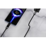 Veger DC120 USB-C naar USB-C kabel 1.5m Braided Aluminium 240 Watt met display