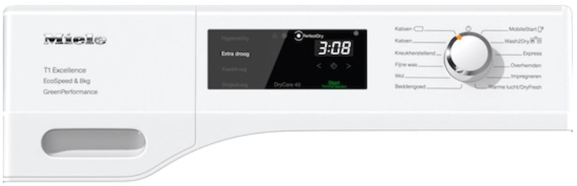 Miele TEF 775 WP EcoSpeed - Warmtepompdroger