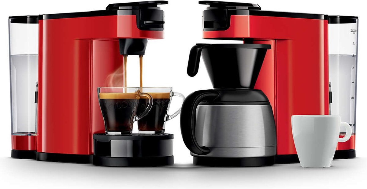 Philips Senseo Switch HD6592/84 Rood - Koffiemachine