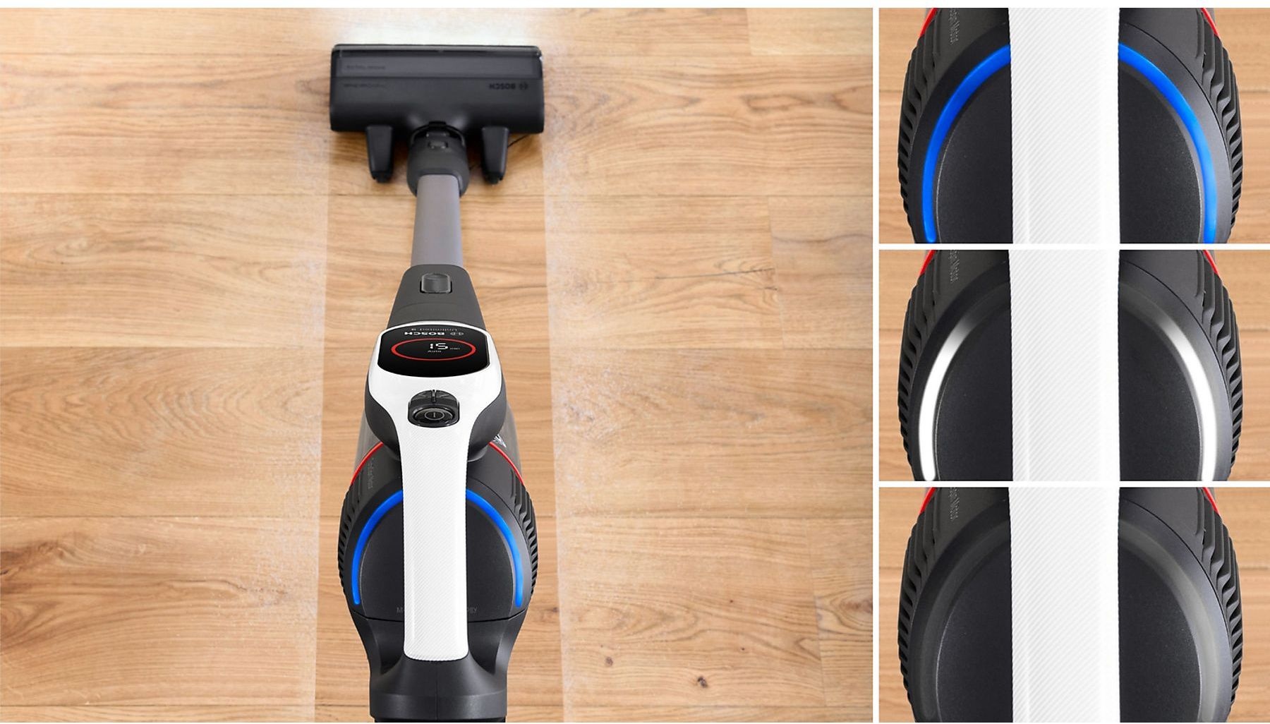 Bosch Unlimited 9 BCS931WBA - Steelstofzuiger