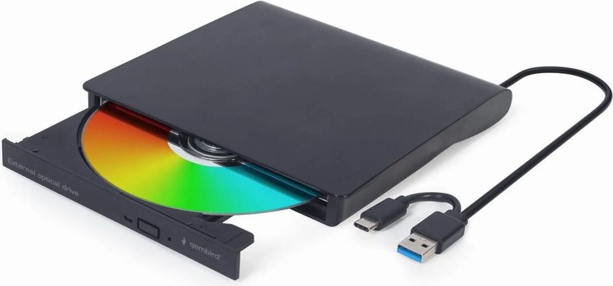 Gembird DVD-USB-031 Externe USB-DVD Drive + Brander
