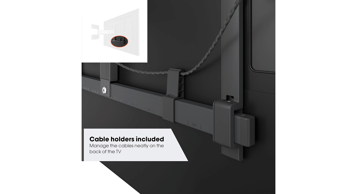 Vogel's TVM 5855 55 -100 inch zwart Draaibare tv-beugel - TV muurbeugel