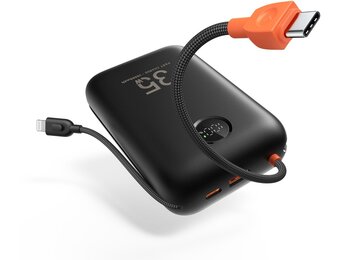 Veger K1 W1188 10.000 mAh Powerbank Zwart - Powerbank