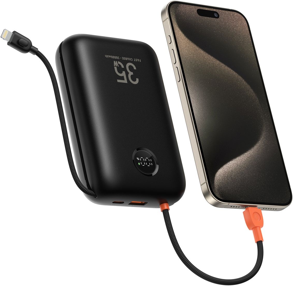 Veger K1 W1188 10.000 mAh Powerbank Zwart - Powerbank