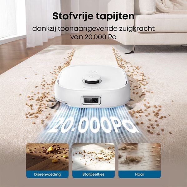Eufy Omni E25 Wit - Robotstofzuiger