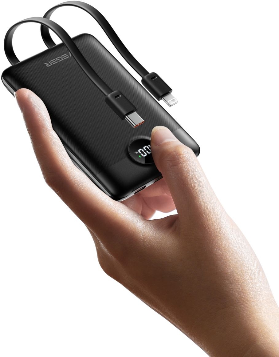 Veger C11 W1170 Mini Portable 10.000mAh Zwart - Powerbank