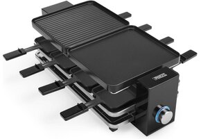 Princess 162925 Raclette Piano Black 8 - Gourmetstel