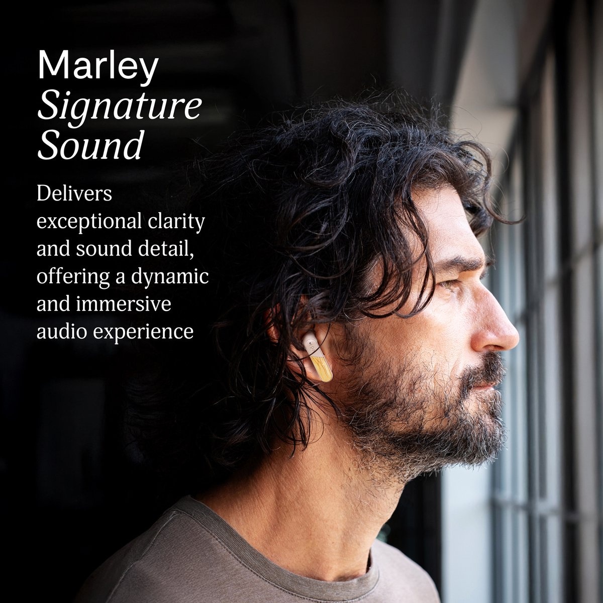 House of Marley Trenchtown ANC Wireless Cream - Draadloze oordopjes