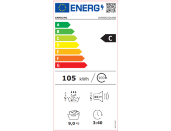 Samsung DV9UDG52A0ABEN - Warmtepompdroger