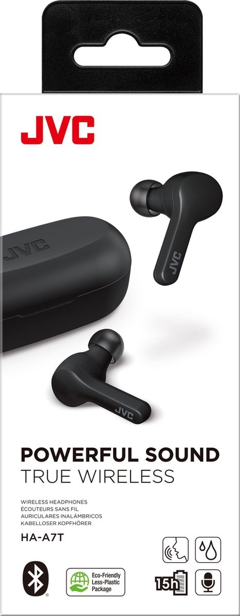 JVC HA-A7T (Zwart) - Draadloze oordopjes