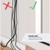 Vogel's TVA 6000 (80cm) Zwart - Kabelgoot