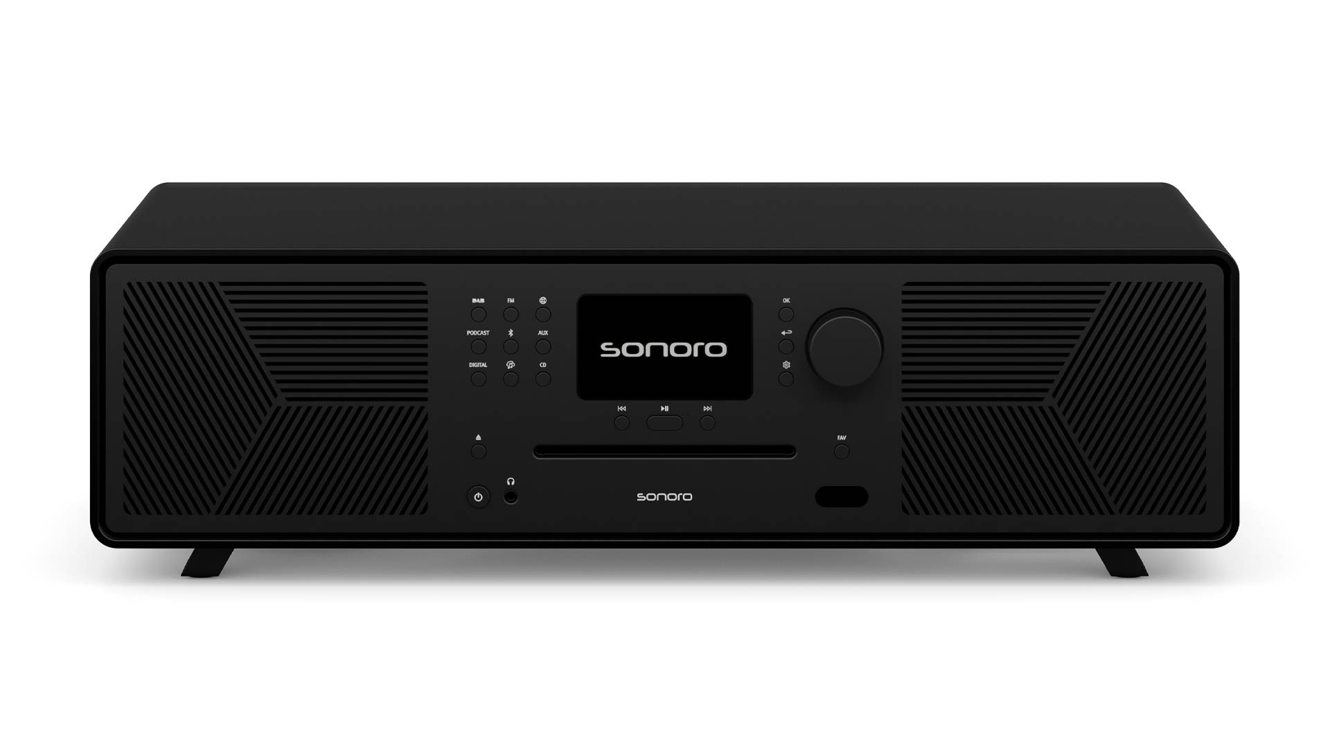 Sonoro MEISTERSTUCK GEN2 Mat zwart - Radio