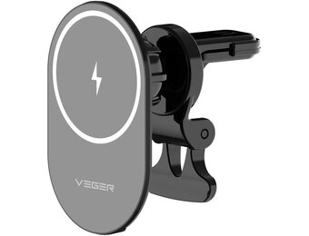 Veger Y38 15W Draadloze snellader + magnetische telefoonhouder