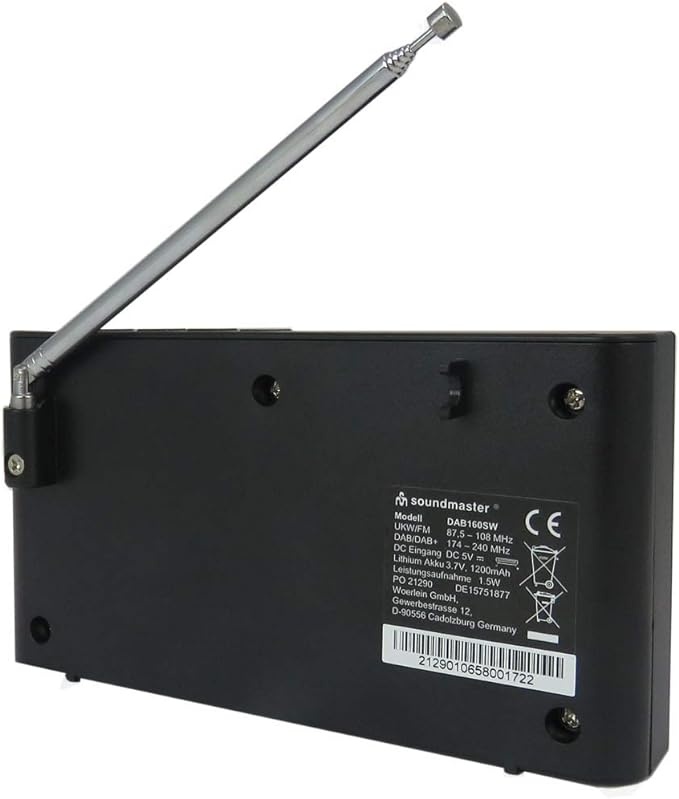 Soundmaster DAB160SW - CD speler