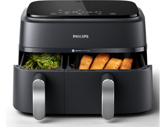 Philips 3000 Series Dual Basket NA351/00 - Hetelucht friteuse