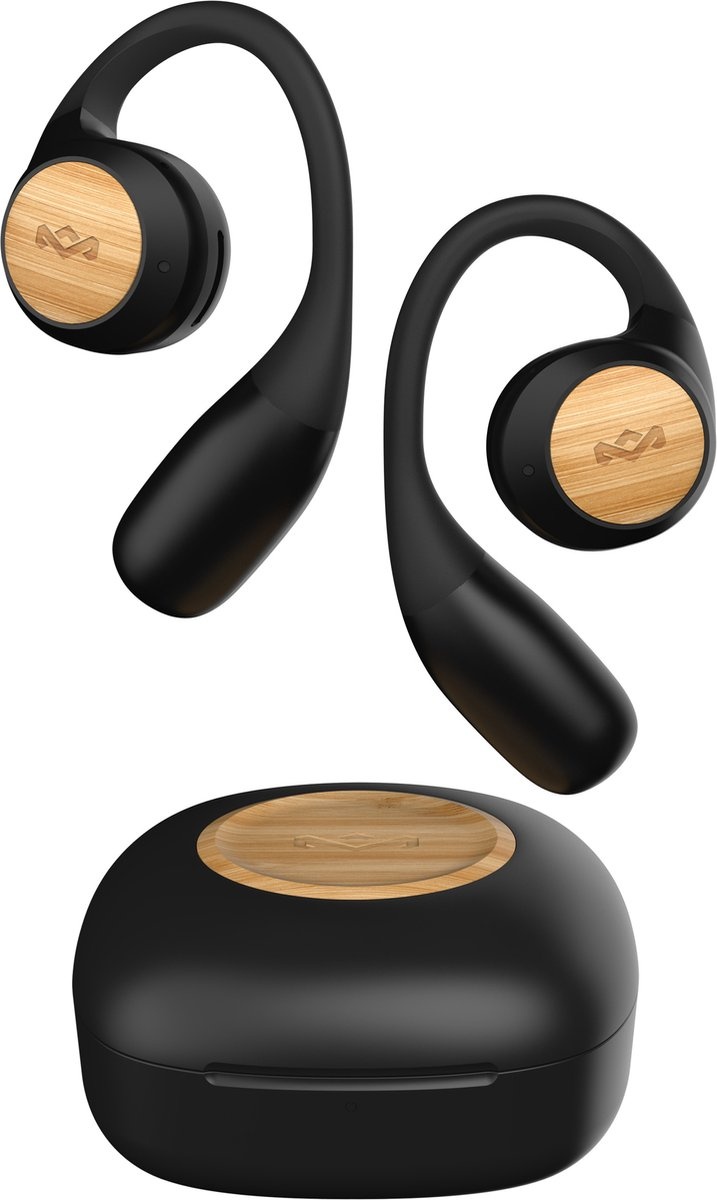 House of Marley Liberate Open-Ear Signature Black - Draadloze oordopjes