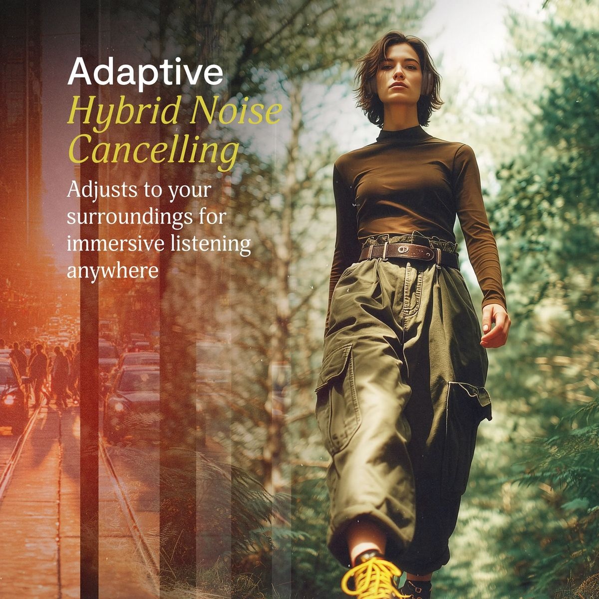 House of Marley Positive Vibration Rebel ANC Cream - Draadloze koptelefoon