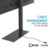 Cavus CAV-FS100 Draaibare TV Vloerstandaard Basic (37 - 65 inch)
