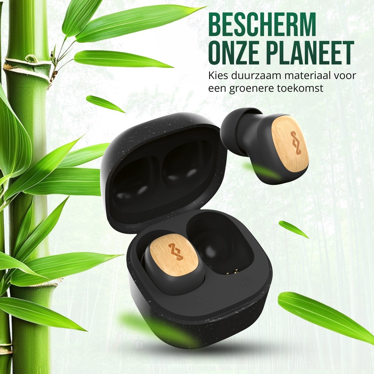 House of Marley Smile Jamaica Mini True Wireless Signature Black - Draadloze oordopjes