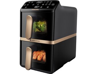 Philips 4000 Series Stacked Dual Basket NA462/70 - Hetelucht friteuse