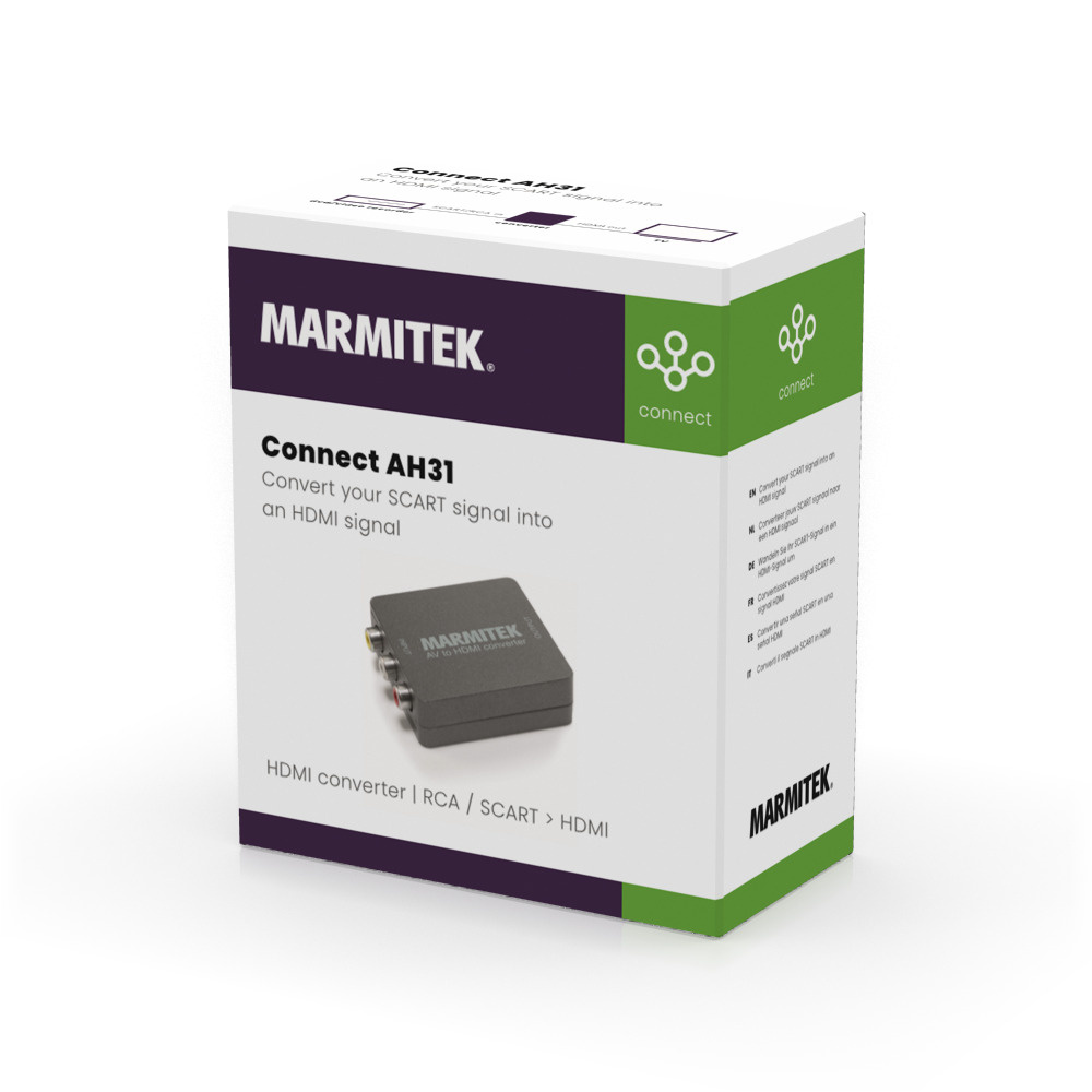 Marmitek AH31 Scart - HDMI Connector - Adapter