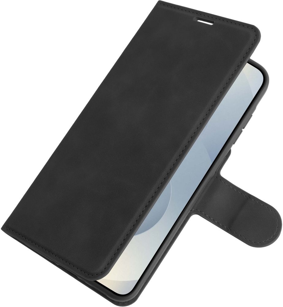 Just in Case PrimeWallet Case Samsung Galaxy S25+ PU leather Wallet Case Black - Telefoonhoesje
