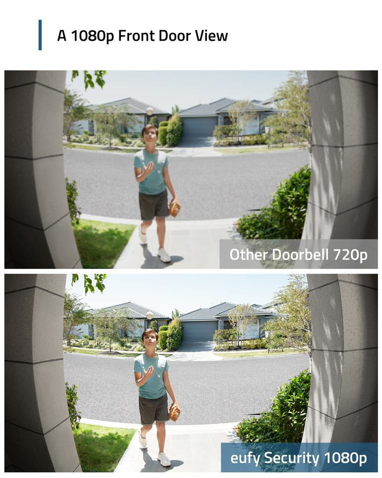Eufy Video Doorbell Battery Slim + Chime - Deurbel