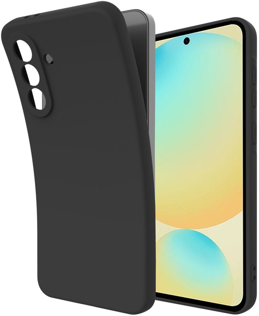 Just in Case Premium Liquid Color TPU Case Samsung Galaxy A26 Zwart - Telefoonhoesje