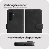 Just in Case PrimeWallet Case Samsung Galaxy A37 PU leer Zwart - Telefoonhoesje