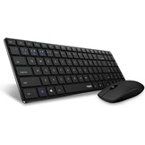 Rapoo 9300M Zwart - Toetsenbord + muis set