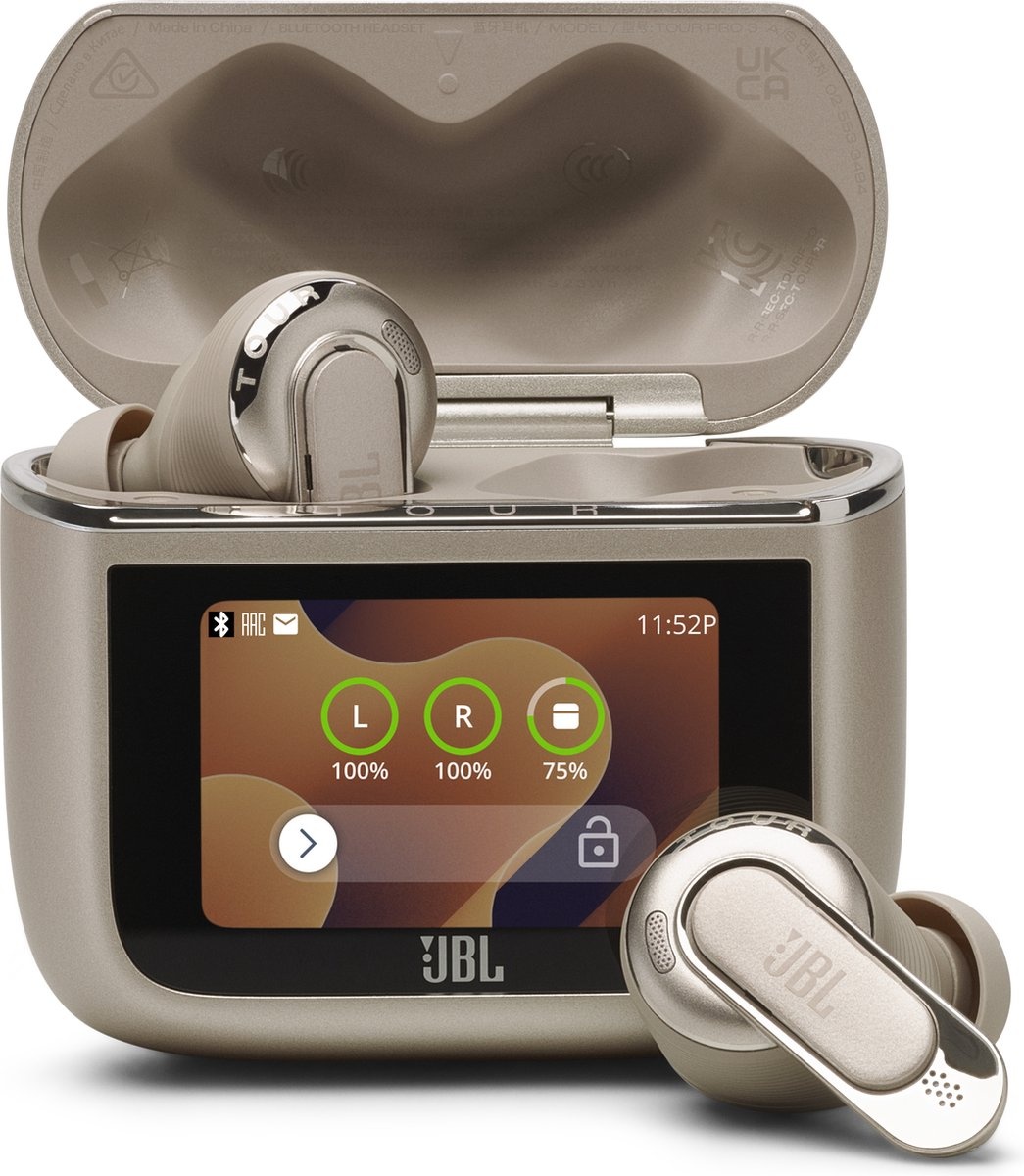 JBL Tour Pro 3 Latte - Draadloze oordopjes