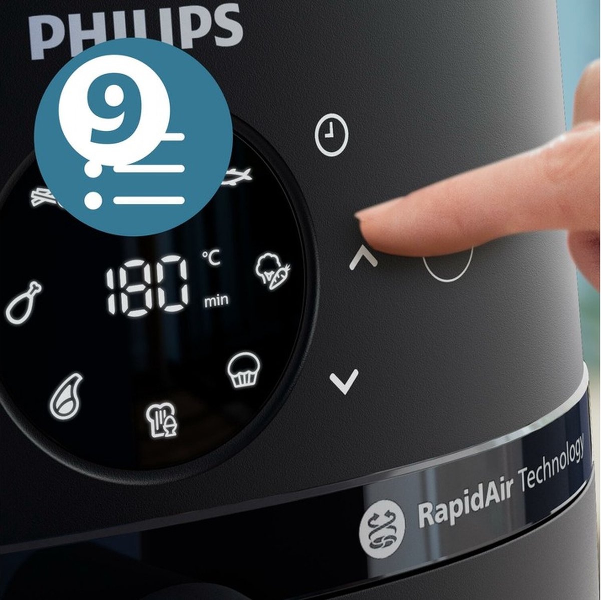 Philips Series 2000 NA221/00 - Hetelucht friteuse