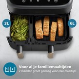 Philips 3000 Series Dual Basket NA351/00 - Airfryer