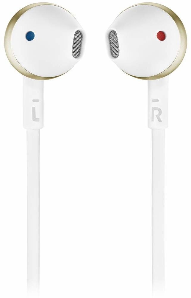 JBL T205 BT (Wit/Goud) - Draadloze oordopjes