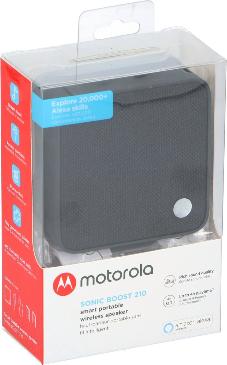 Motorola SonicBoost 210 Zwart - Draadloze speaker