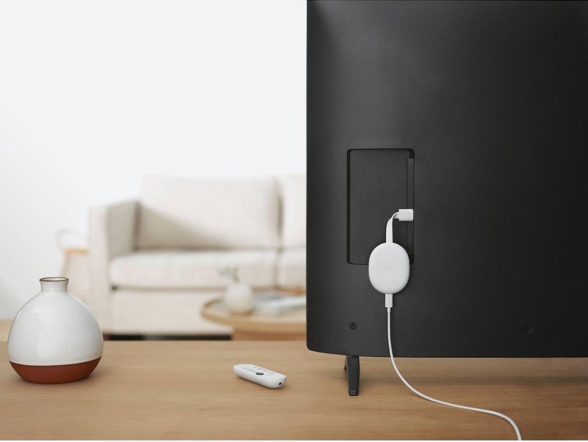 Google Chromecast met Google TV 4K (GA01919-DE) - Mediaspeler